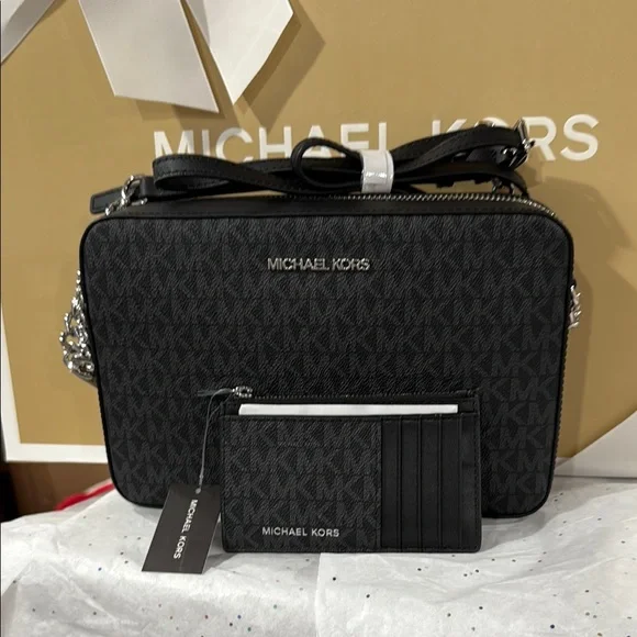 Michael Kors Black Men's Bag and matching Cooper wallet